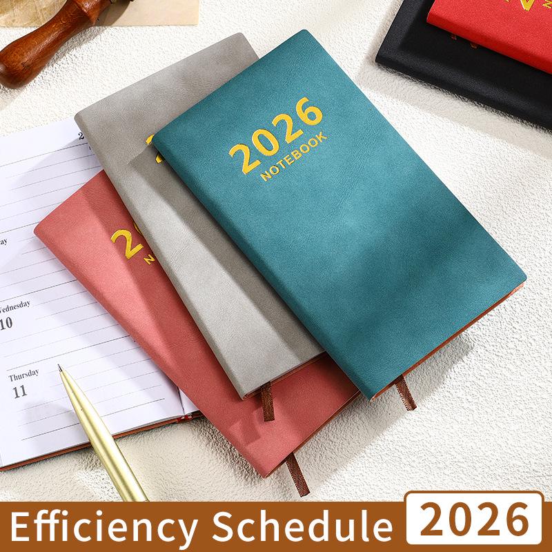 Globaler 2026 Tagesplaner: 365-Tage-Planer & Selbstdisziplin-Check-in-Notizbuch