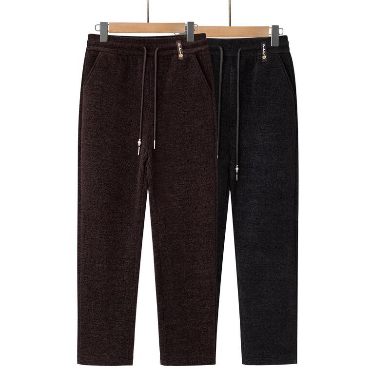 Hodo Women's Winter Plush Lined High-Waist Straight-Leg Pants