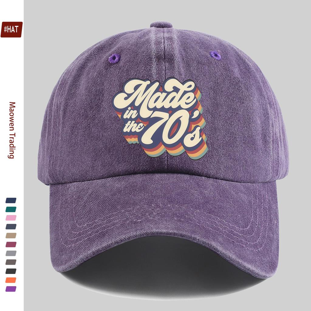 pc Fashionable StreetStyle Versatile Casual Sports Printed Pattern Baseball Cap Four Seasons Design Sun Hat Outdoor Travel D