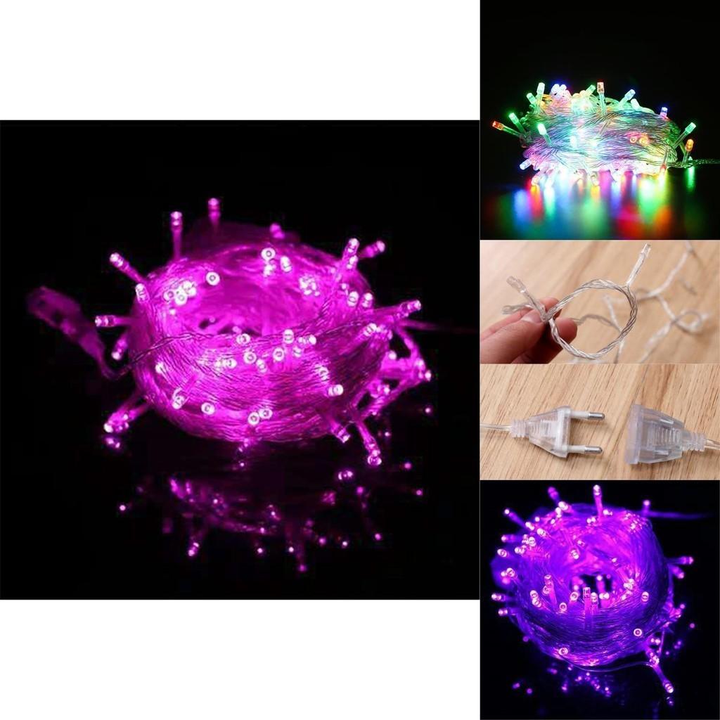 Dazzling 10m 100leds Multi-color Fairy String Lights Ideal For Weddings And Holiday Celebrations