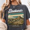 Футболка Badlands South Dakota comfort colors, Национальный парк Бэдлендс и детская футболка, Футболка для путешествий по Южной Дакоте, Винтажный пейзаж Бэдлендс