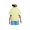 Nike T-Shirt Just Believe Round Neck Cotton Fashion Short Sleeve Kids Tops Bright-Lime II3062-383