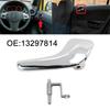 Interior Door Handle Replacement for VAUXHALL For OPEL For CORSA D (2006 2014) Chrome Fits Right Side OEM 13297814