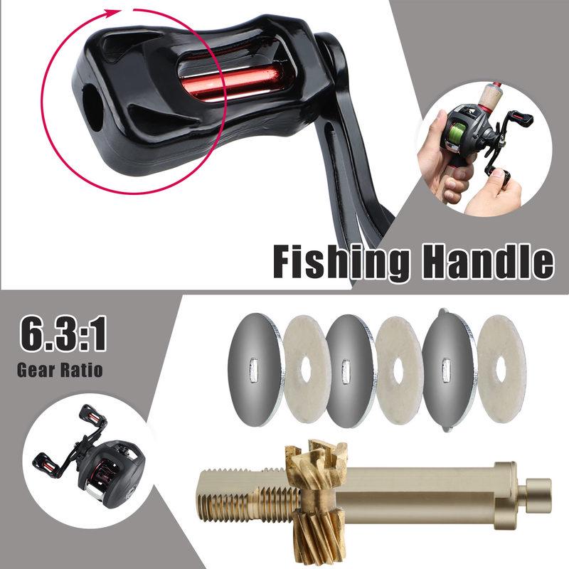 SOUGAYILANG Baitcasting Reel 12+1 BB Fishing Reels Fishing Wheel Sea Fishing Tackle Accessories