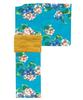 Yukata Retro Change Set Heiko Girls In the Summer [KYOETSU] Set, Girls, Junior, C, Weave, 2-piece (Yukata, Obi), (140cm, 2.Hydrangea Sky)