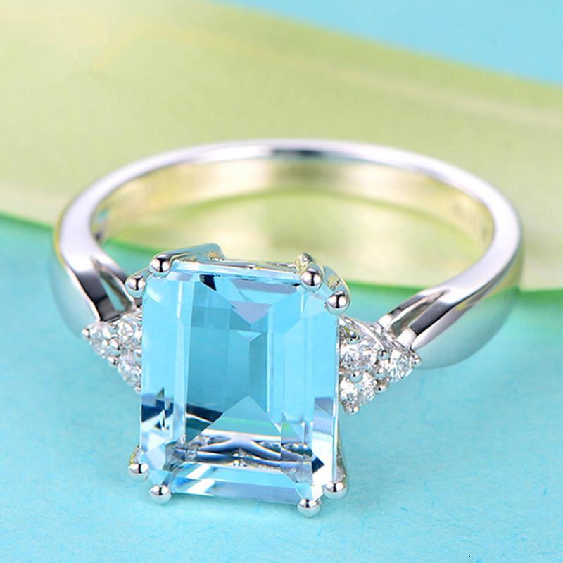 Lindon Classic Copper Alloy Zircon Ring Ladies Jewelry Wedding Promise Party Gift