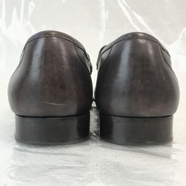 Church's Italien 90er Jahre Bit Mokassin Loafer 11.5M 28.5-29.5 Dunkelbraun Slipper(GEBRAUCHT)