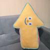 55CM Simulation Colour Expression Arrow Plush Pillow Creative Stuffed Toy Sign Soft Cushion Doll Kids Funny Gift Room Sofa Decor