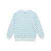 MLB Old Flower Sweatshirts Unisex Blue Crew Neck Moderate Regular 31MTM1111-50W