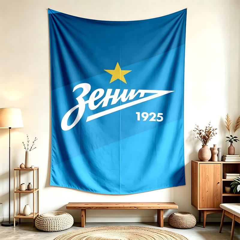 FC Zenit Saint Petersburg (14) Tapestry Suitable For Decorating Homes Dorms And Bedrooms Soft To The Touch And A Perfect Gift For Friends And Family