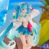 18CM Anime Hatsune Miku Figure Soda Cream Dress The Props Kawaii Desktop Decoration Figurine Collectible Ornaments Model Toy PVC Kid Friendly