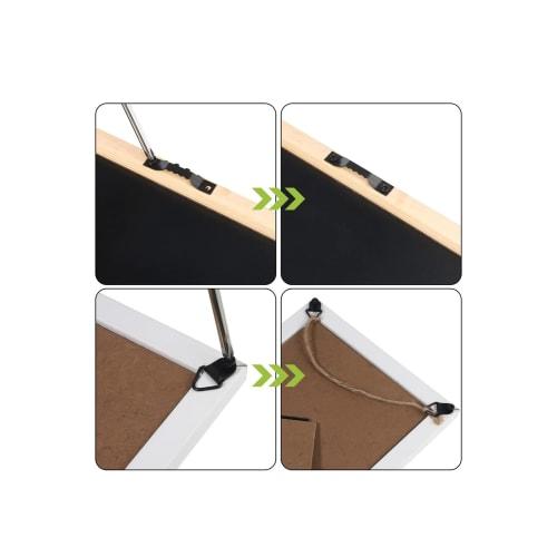 LIKENNY 251-Piece Set of Wall Hooks, Picture Frame Hanging Hardware, Triangular Hanging Hooks, Multi-Functional, Heavy-Duty Capacity, Anti-Fall, Sawto