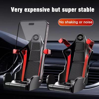 Racing Seat Shape Cell Phone Holder GPS Navigation Bracket Air Vent Decoration Miniature Model Auto Interior Styling Accessories