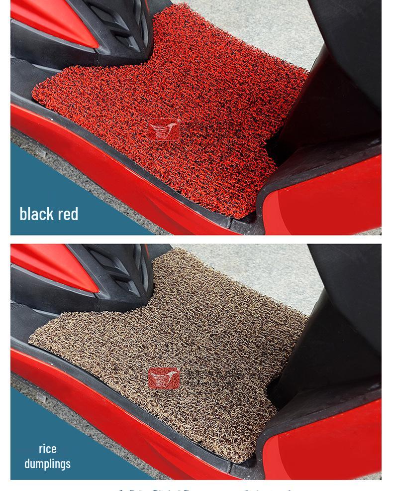 Haojue VSR125 Silk Ring Foot Pad: Waterproof, Non-Slip, Modified Pedal Mat for HJ125T-39A Motorcycle