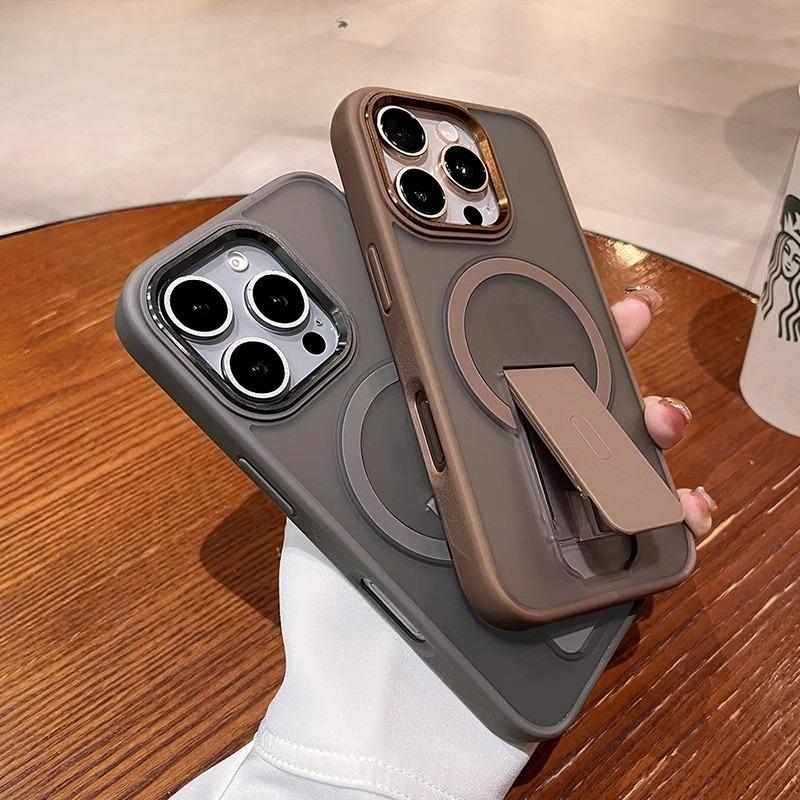 Extreme Sound Bracket Suitable for IPhone 17 Magnetic Phone Case Apple 16 Skin Matte 15 Metal Lens Protection Case