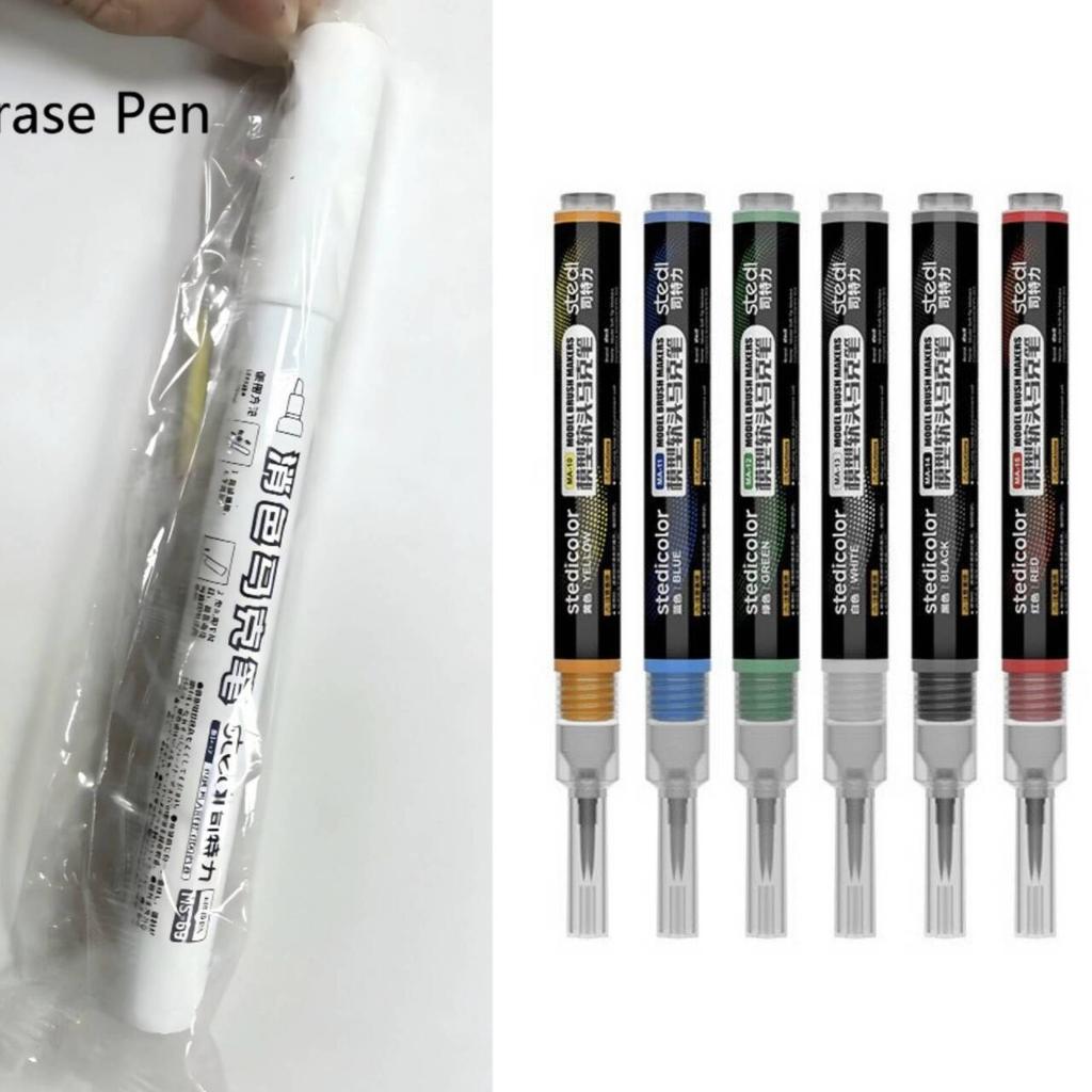 Stedi MA-10~MA-15 Front Valve Type Soft Tip Acrylic Paint Marker Water Based for Gunpla Mecha Figure DIY Hobby Painting Coloring