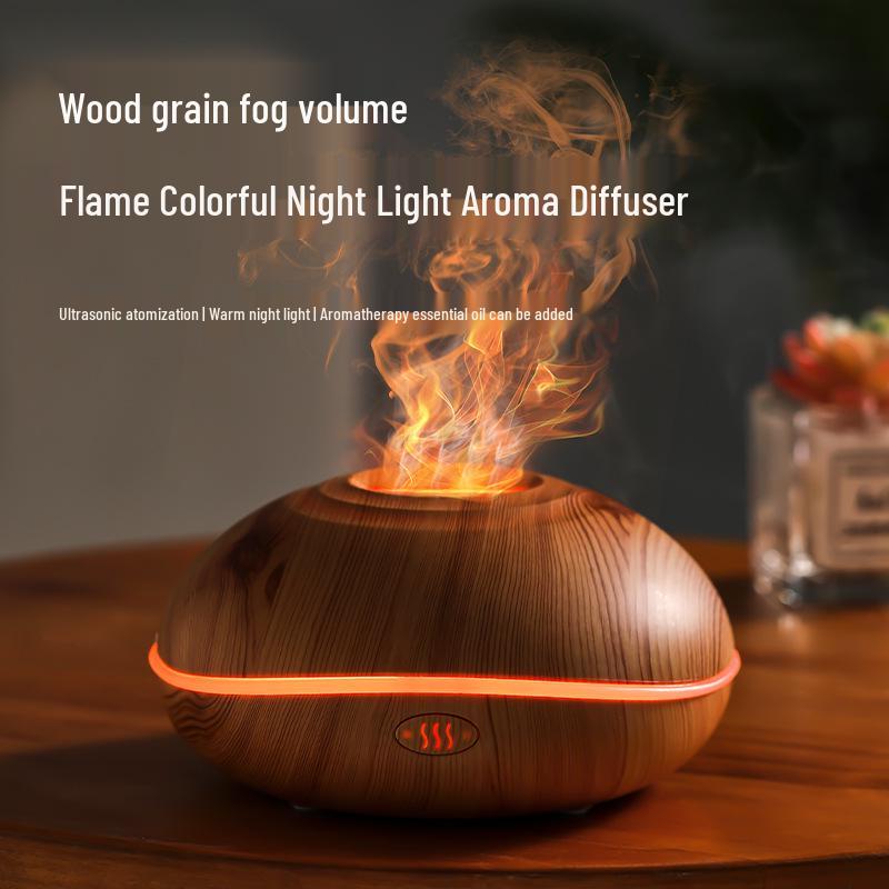 Nbshan SD13 Luxury Flame Aroma Diffuser & USB Humidifier with High Mist Output