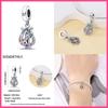 Fashion Copper Guitar Violin Saxophone Music Series Charms Beads Fit Qikaola Original Bracelet Fine Diy Jewelry