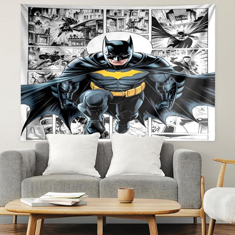 Batman Print Tapestry, Lightweight Wall Hanging, for Bedroom, Dorm, Living Room, Home Art Decor - Birthday Christmas Gift for Friends