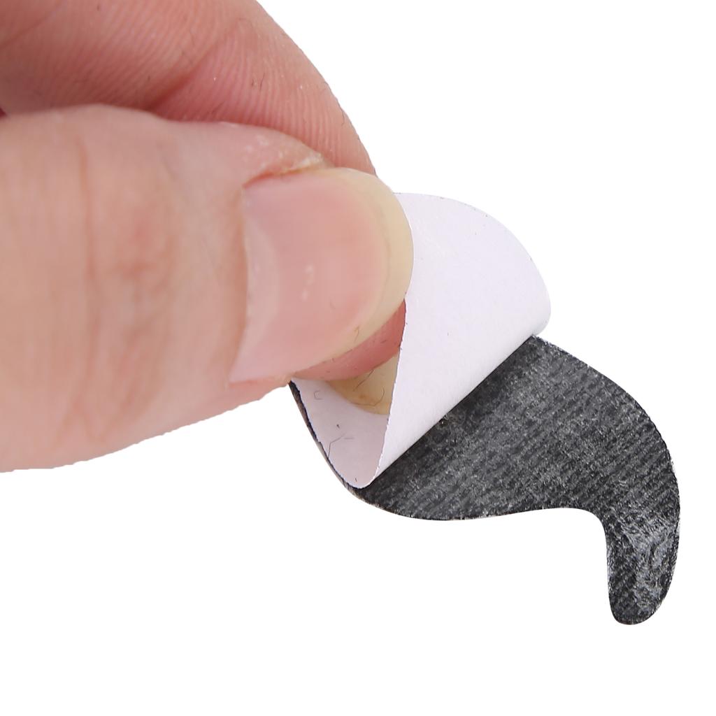 20 Stück Falsche Schnurrbärte Lustige Falsche Bärte Schwarze Schnurrbärte für Kostümzubehör