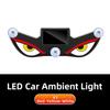 Suction Cup  Installation Solar Demon Eye Light Anti-Rear-End Light  Car Triangle Window