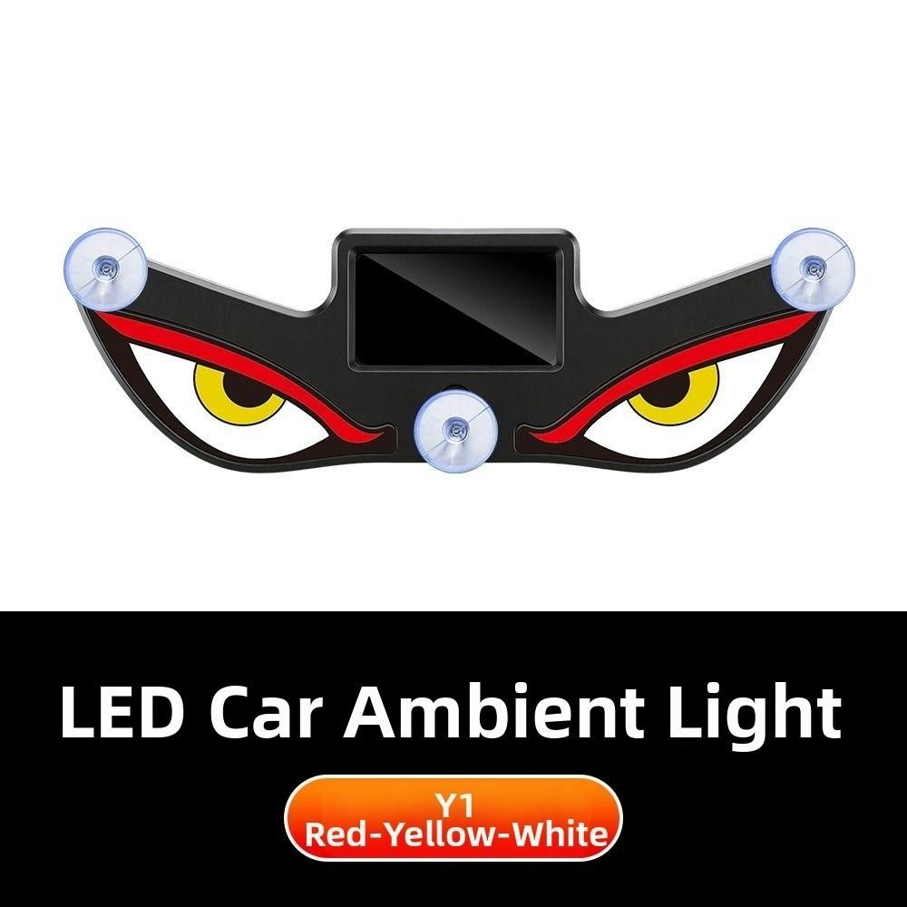 Suction Cup  Installation Solar Demon Eye Light Anti-Rear-End Light  Car Triangle Window