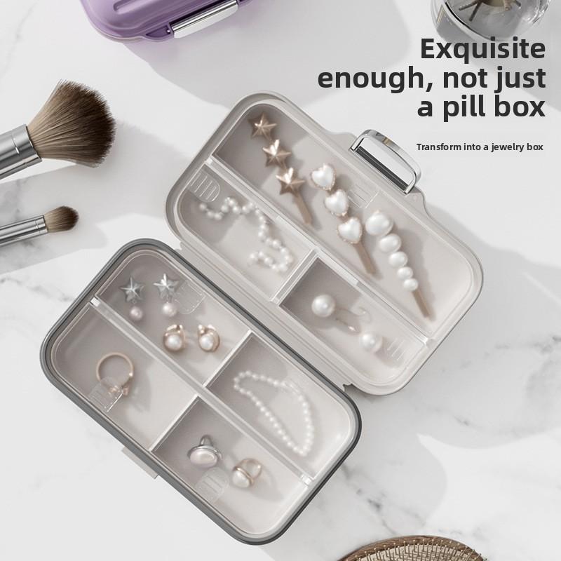Portable Medicine Dispenser Mini Pill Jewellery Storage Box