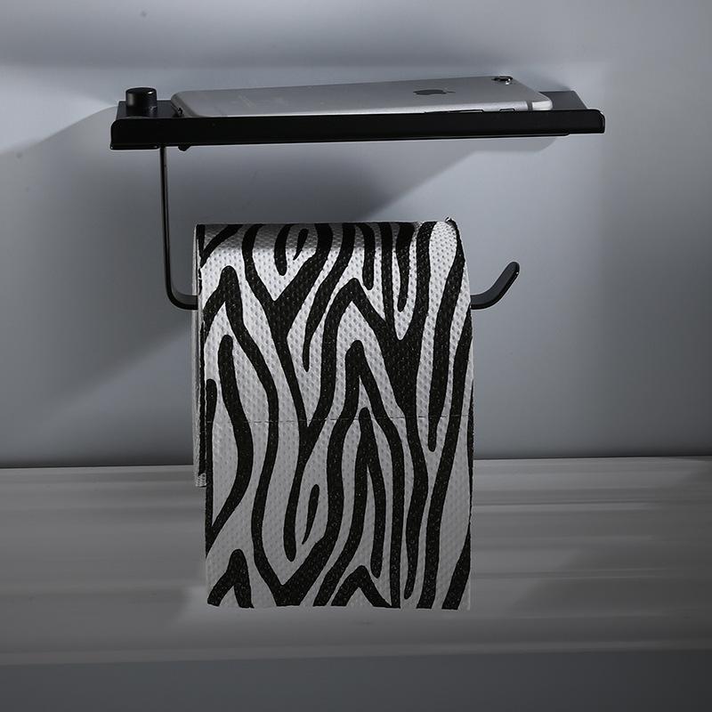 

Tuqiu держатель для туалетной бумаги алюминиевый черный держатель для салфеток мобильный телефон настенный держатель для рулонов туалетной бумаги продукт для ванной комнаты