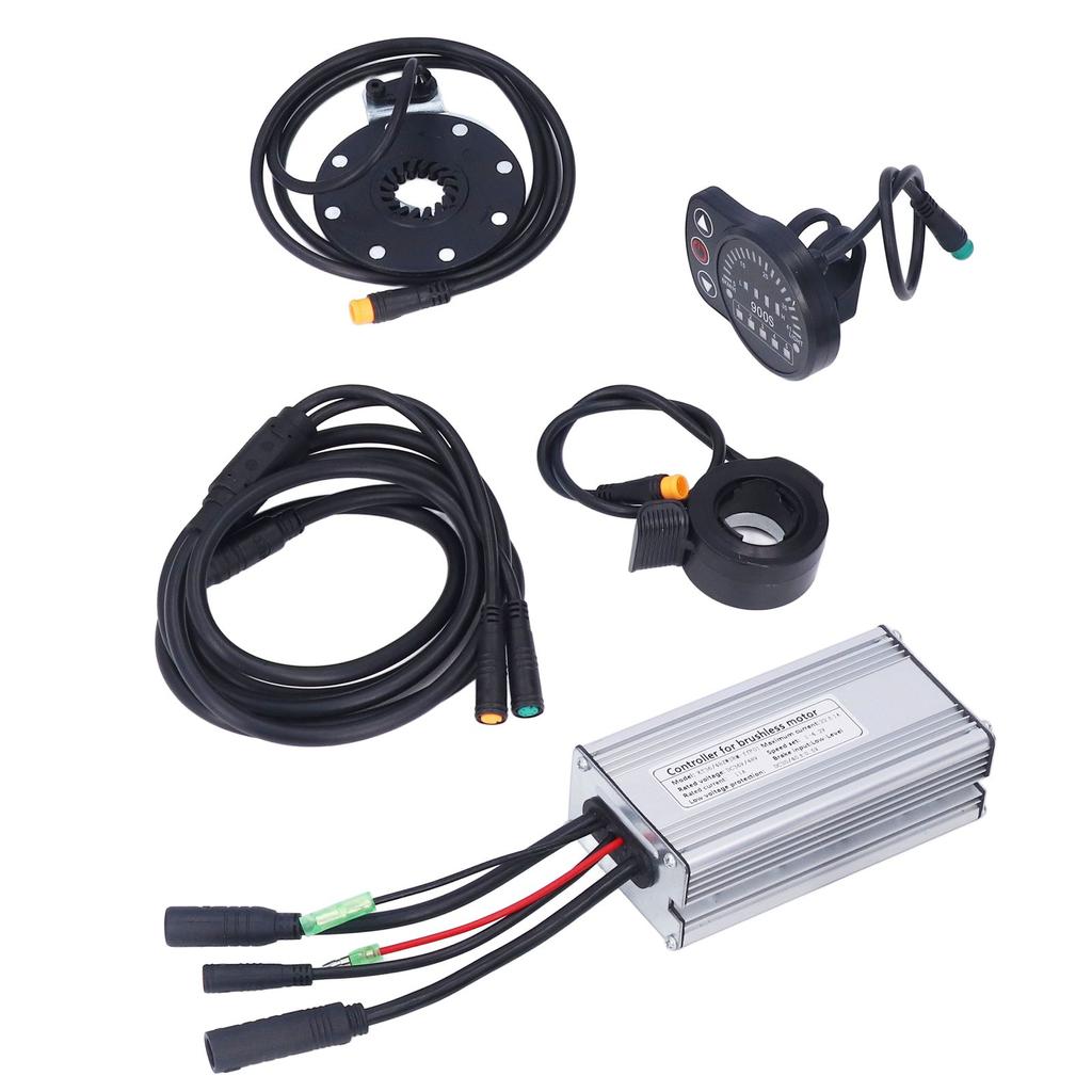 22A Electric Bike Motor Controller with LED900S Panel 1 To 2 Cable Fully Waterproof Kit