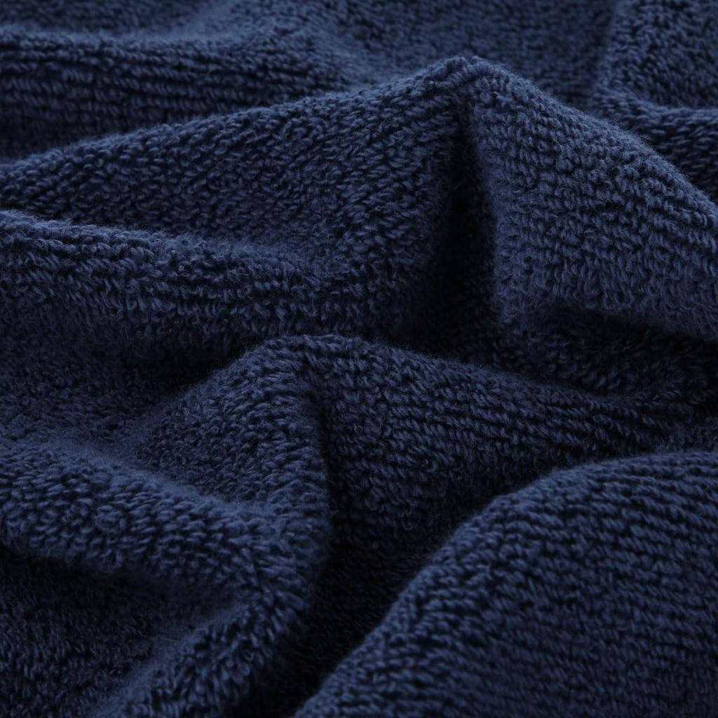 Nitori Großes Badetuch WS001 7771634 Marineblau, 70x140cm,