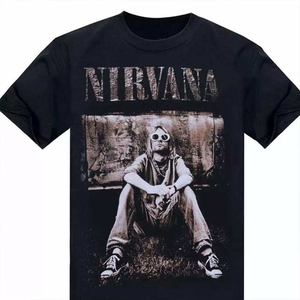 

Футболка Nirvana с Куртом Кобейном Размер S-5XL Хлопок Мужская и Женская DO175 Унисекс Футболка XXL