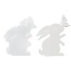 Silicone Candle Molds Non-Stick Bunny Mould Butterfly Design Non-Stick Wax Molds For Candle Making For Easter Spring Crafting