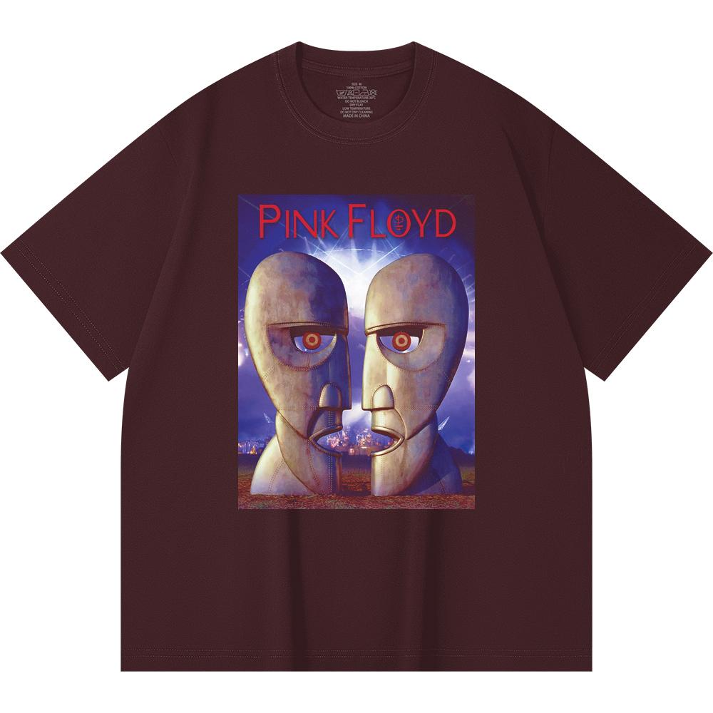 230 Gsm %100 Pamuk Heavy Metal Tişört Rock Grubu Popüler Müzik Baskılı Unisex Ağır Pamuk Tişört