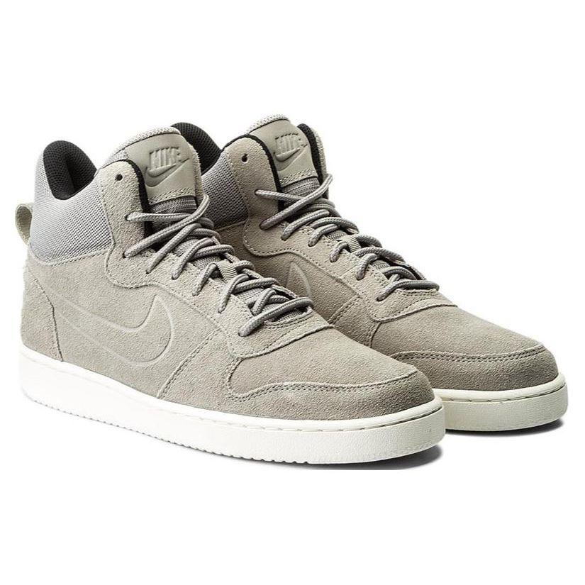 Nike Court Borough Mid Premium Cobblestone Men Sneakers Grey Cobblestone-Sail 844884-006