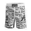 Mens MMA Shorts 4-Way Stretch Grappling BJJ Training Fighting Competition