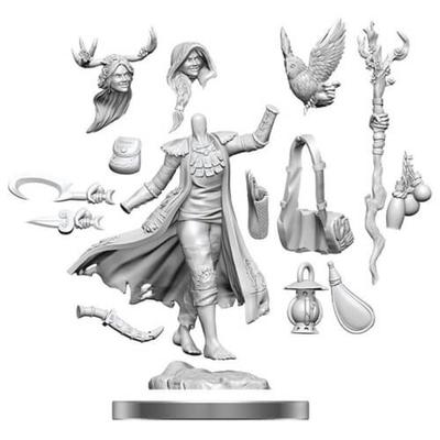 D&D Frameworks Miniature Model Kit (Human Druid F)