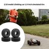 Set of 4 Remote Control Wheel Tires for Crawlers Car Model Rubber Wheel Tires for Remote Control Accessories
