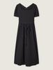 Roem Square Neck Short Sleeve Dress Rmowg26Rt1