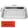 304 Stainless Steel Rectangular Serving Tray