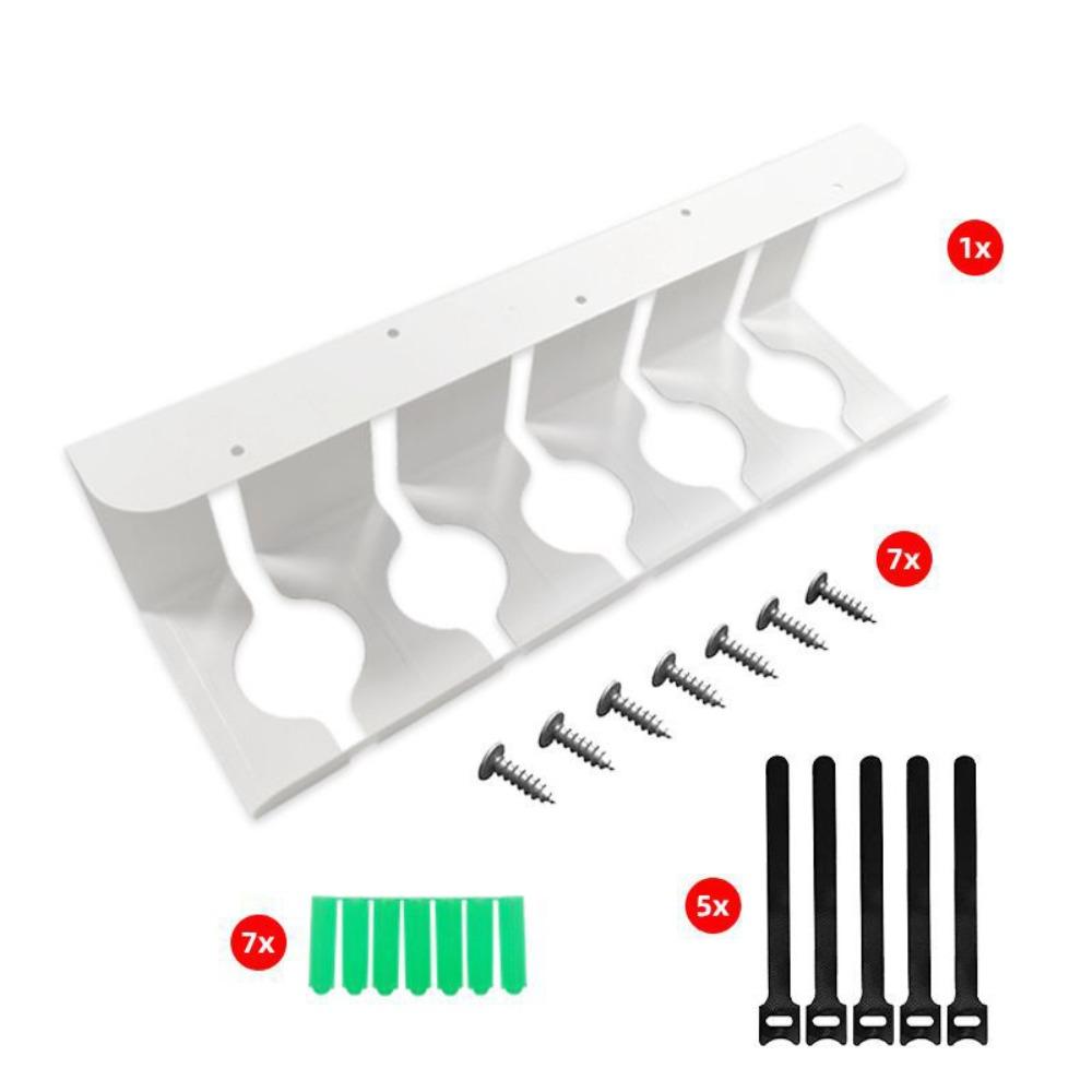 Large Capacity Under Desk Cable Management Tray Strong Load-bearing Socket Strip Holder  Study