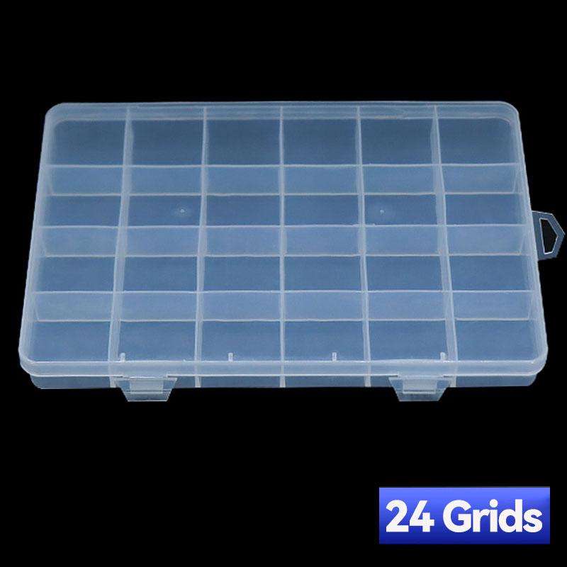 1PCFeaturing10/15/18/24/36compartments ForStoring Electronic Accessories Screws Jewelry Pills Other Storage Boxes And Containers