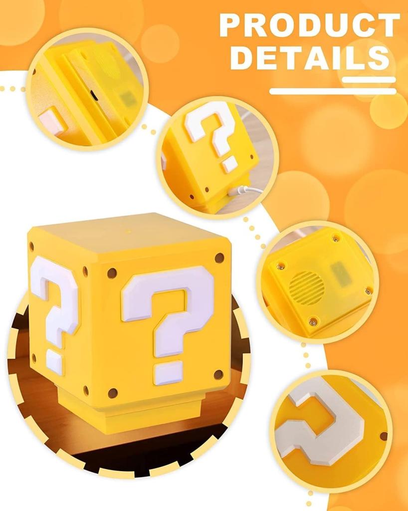 Illusion Night Light for Kids with Game Sound Effects, Decorative Night Light, Great Gift for Kids and Fans, Includes Japanese Instructions