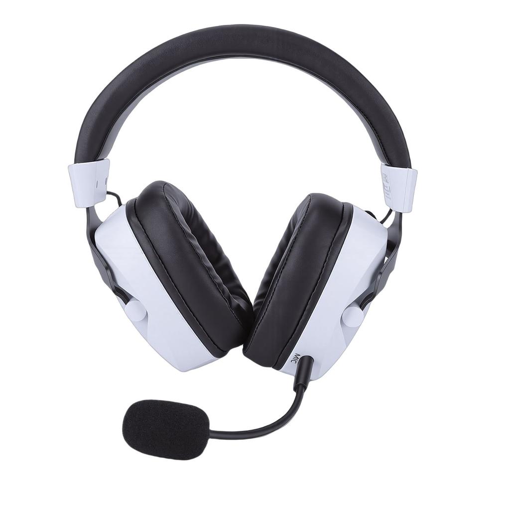 Wireless Gaming Headset Fit for Switch PC 2.4GHz Bluetooth 5.4 Headphones with Noise Canceling RGB Light 7.1 Surround