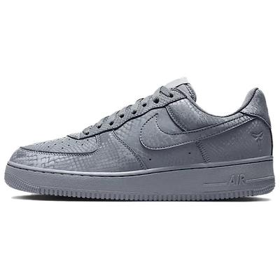 X Kobe Bryant Air Force 1 Low Top Skateboard-Schuhe Herren Grau IB0018-004