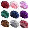1/3/5/10pcs mix Satin Bonnet Silk Hair Bonnet for Sleeping Sleep Bonnets for Women Large Wide Soft Band Sleep Cap for Curly Hair