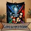 Custom Name Personalized Batman Print Blanket, Home Decor, Bedroom, Sofa, Camping, Couch, Gifts for Birthday Christmas
