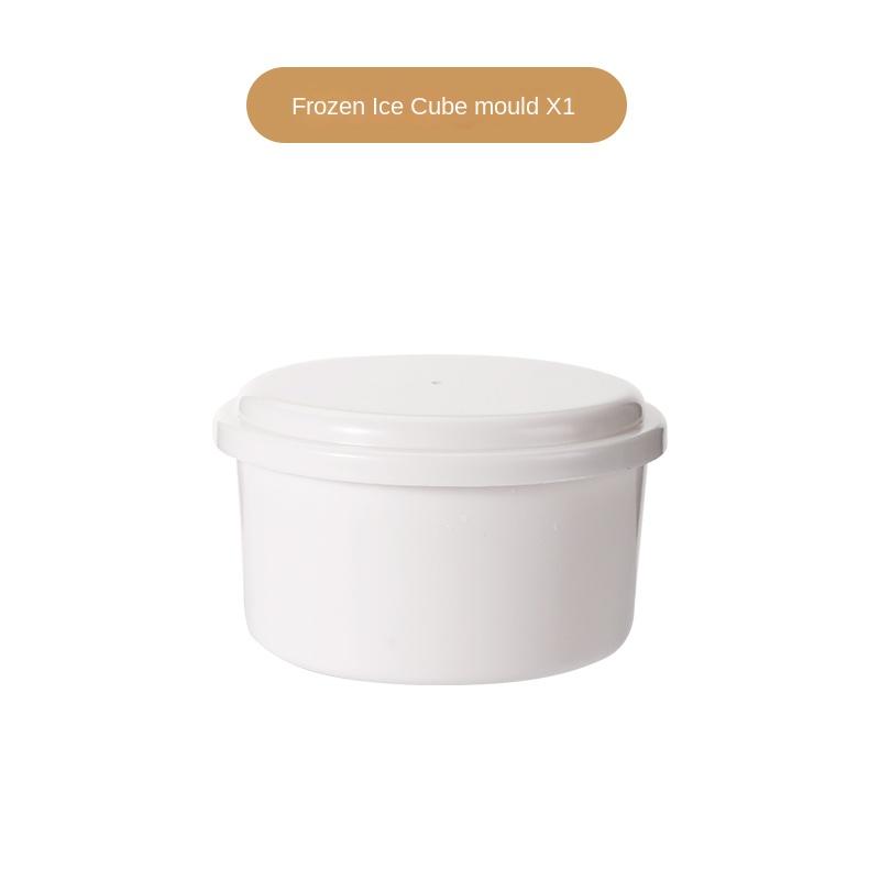 Household Small Size Hand-Operated Making Smoothie Machine with Ice Cube Mold Kitchen Hand Shaved Ice Breaker Ice Crusher