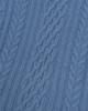 MOAA Classic Cable Knit Top (Azure)