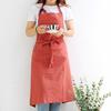 Grembiule da fiorista semplice nordico in lino di cotone per caffetterie Grembiuli da cucina per cucinare al forno Ristorante A
