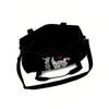 Taekwondo Judo 2D Flat Cartoon School Travel Bag Large Capacity Zipper Luggage Bag Best Gift for Boys Girls Fashion Style